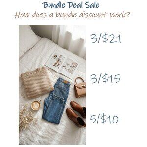 ✨Bundle Deal Sale ✨ How does a bundle discount work?